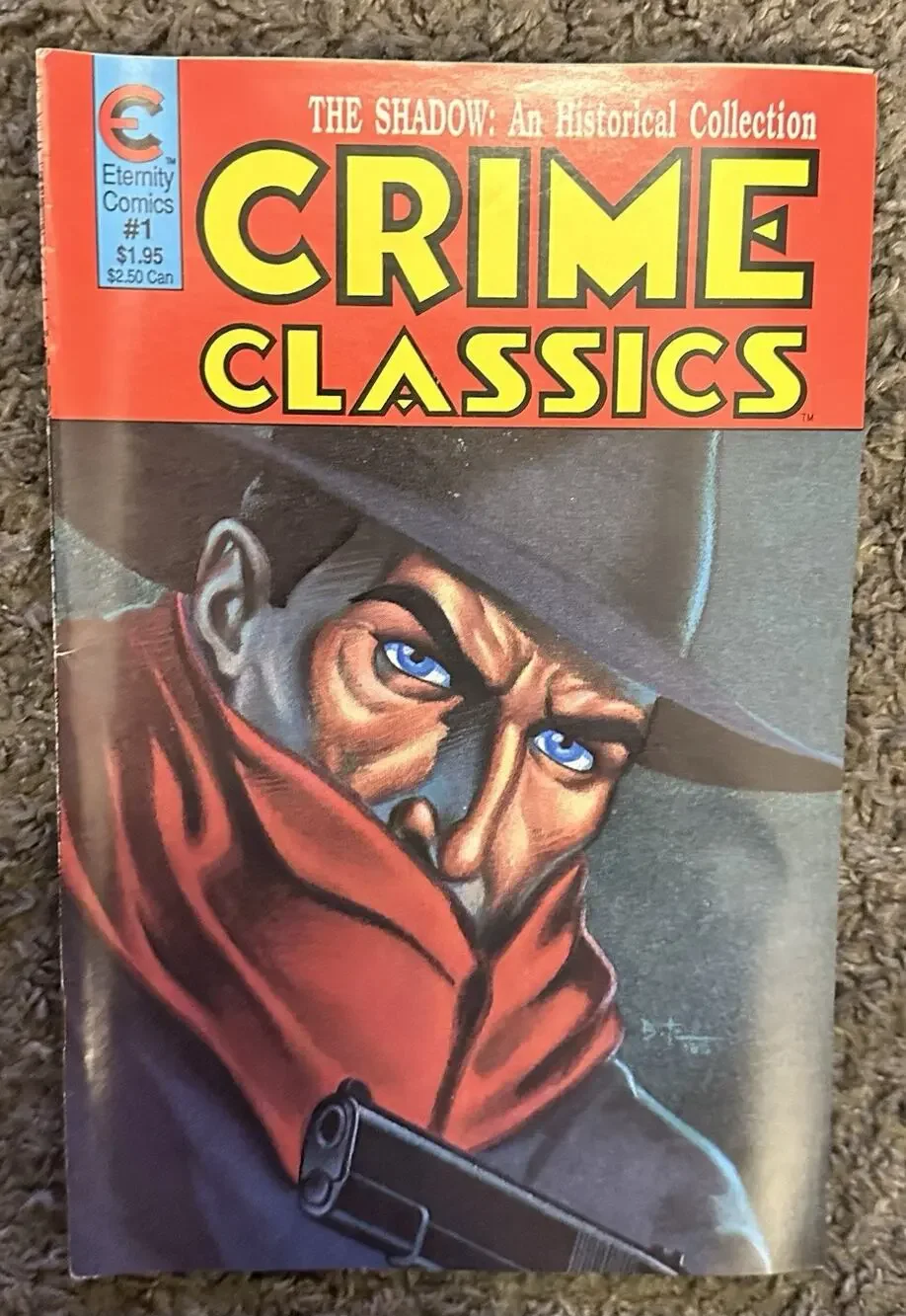 #34 CRIME CLASSICS #1 VF ETERNITY COMICS JULY 1988